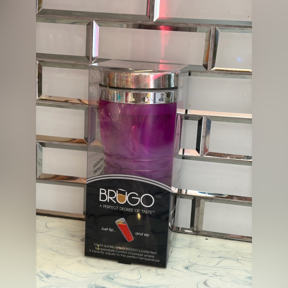 Brugo Purple Travel Mug